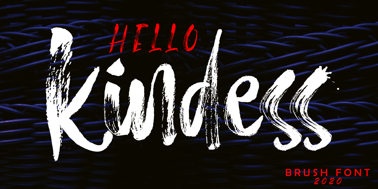 Hello Kindess Brush